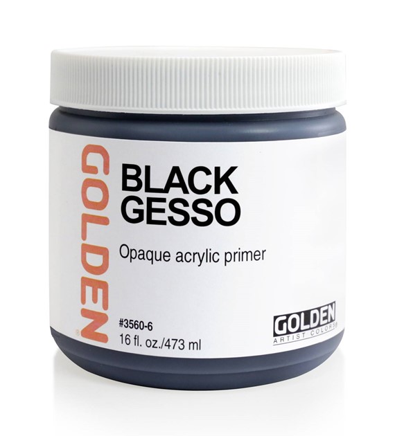 Golden Black Gesso 473ml -grunt
