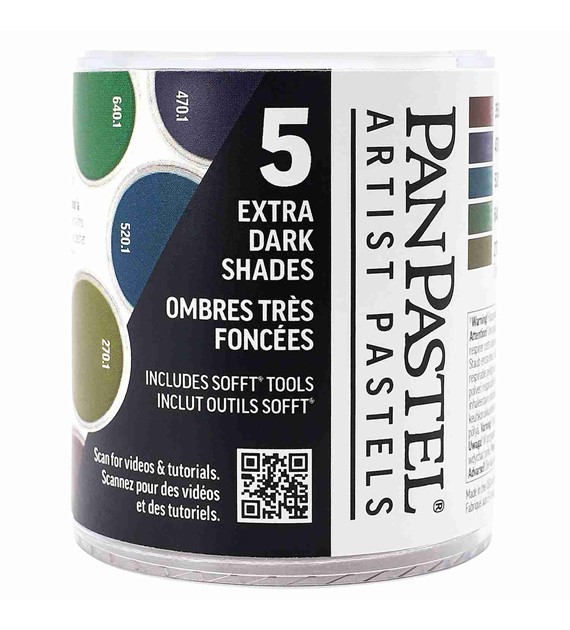 PanPastel Zestaw 5 super ciemnych odcieni I