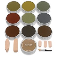 PanPastel Zestaw 10 super ciemnych odcieni ciepły.