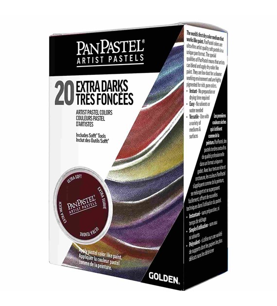 PanPastel Zestaw 20 super ciemnych odcieni EDS