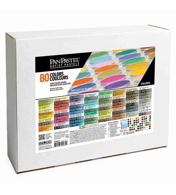 PanPastel Zestaw 80 oryg. kolorów z narzędziami