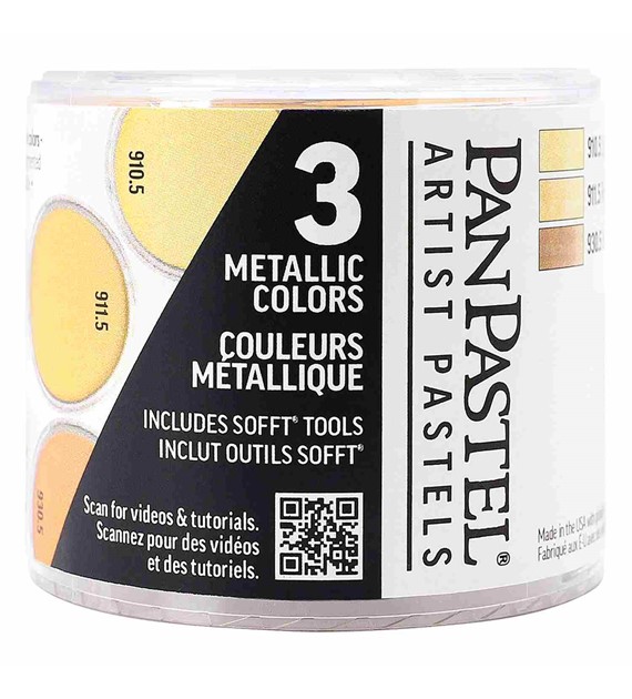 PanPastel Zestaw 3 Metal I - Lt.Gold/R. Gold/Bronz