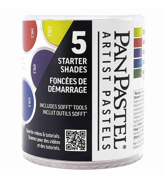 PanPastel Zestaw 5 startowy - Odcienie ciemne SHAD