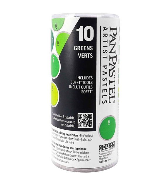 PanPastel Zestaw 10 zielenie GREENS