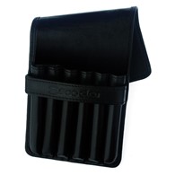 E 8780 BLACK LEATHER CASE - piórnik na pędzle