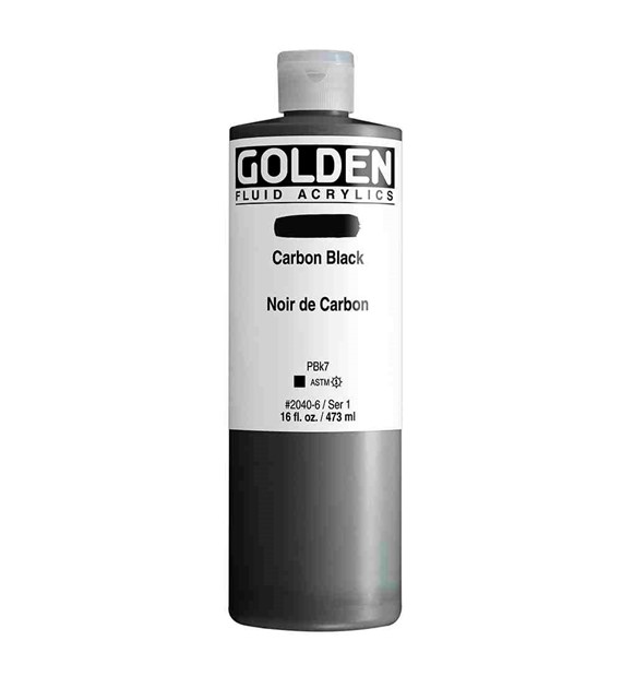 Golden Fl. Carbon Black 473ml -farba