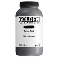 Golden Fl. Carbon Black 946ml -farba