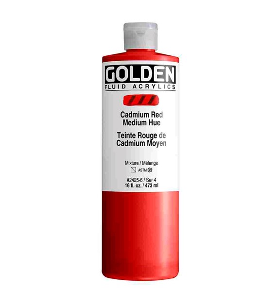 Golden Fl. Cadmium Red Medium Hue 473ml -farba