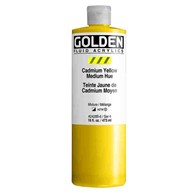 Golden Fl. Cadmium Yellow Medium Hue 473ml -farba