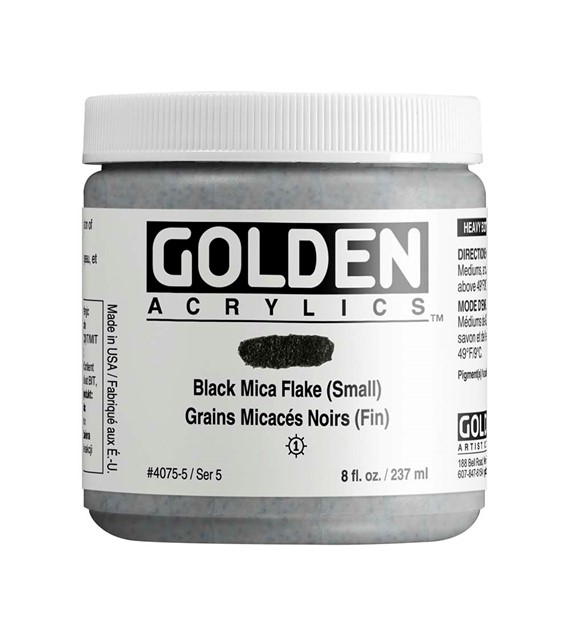 Golden Black Mica Flake Small 236ml -farba