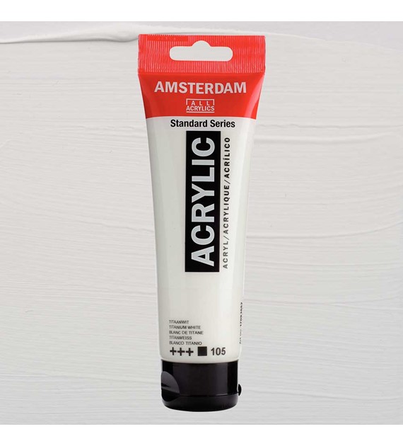 Amsterdam Acrylic 120 ML.TITANIUM WHITE