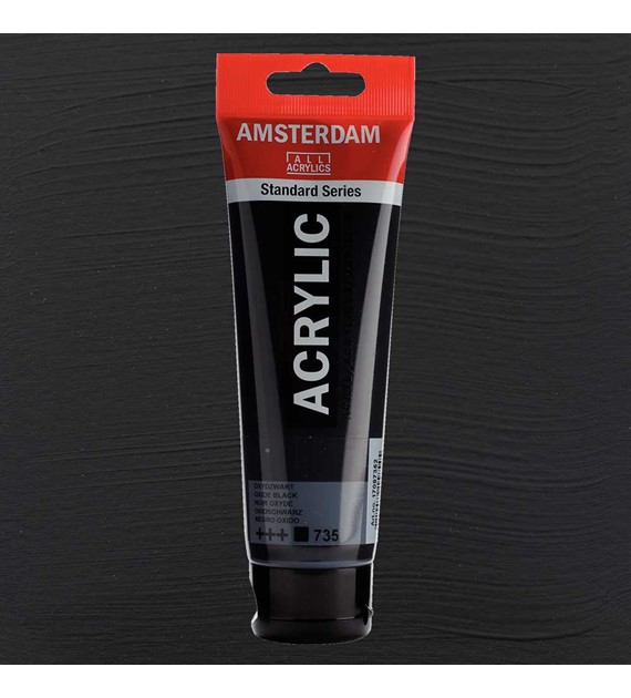 Amsterdam Acrylic 120 ML.OXYDE BLACK