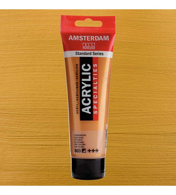 Amsterdam Acrylic 120 ML.DEEP GOLD
