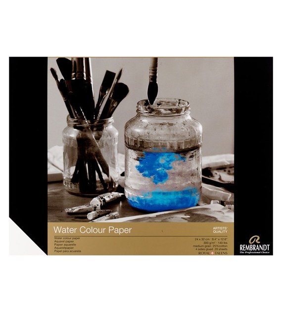 Rembrandt WC Paper 25% cot CP 24x32 300g 20a -blok