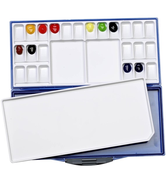 Mijello - Paleta akwarelowa Fusion 24 z uszczelką