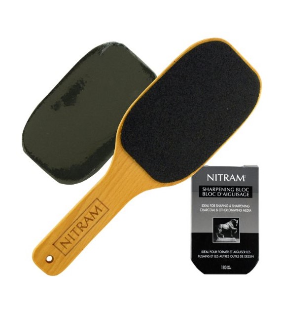 NITRAM Ostrzałka ścierna do węgla i grafitu