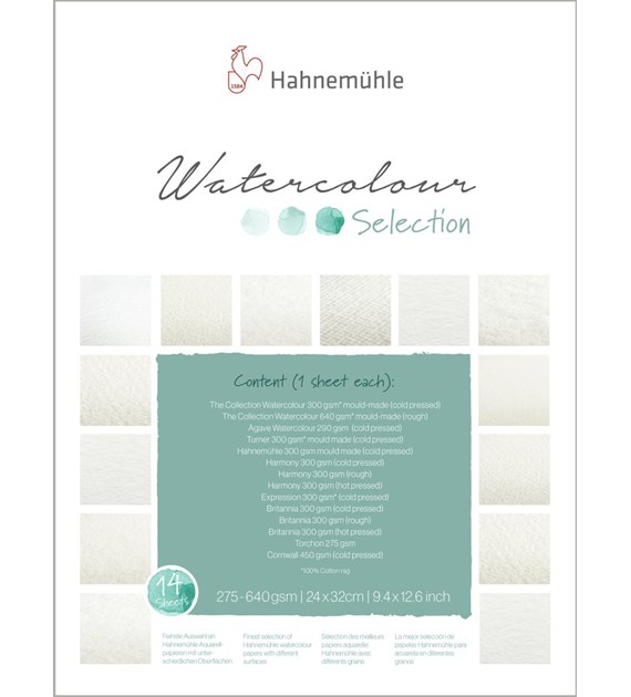 Aquarell Selection Pad 24 x 32cm 14 k