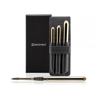 RESERVA 3 TRAVEL BRUSH SET IN LEATHER CASE