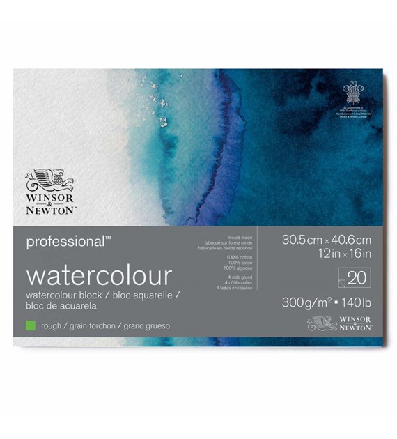 WN PWC PAPER RGH 300g 30,5x40,6cm 20ark -blok