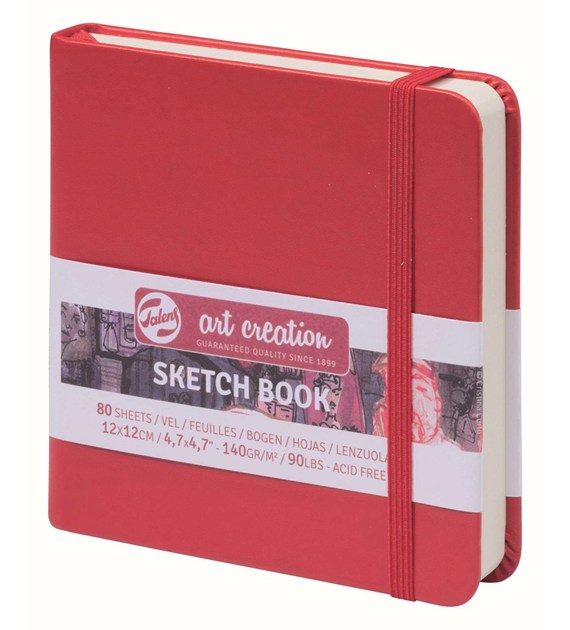 AC Szkicownik RED 12x12 140g.