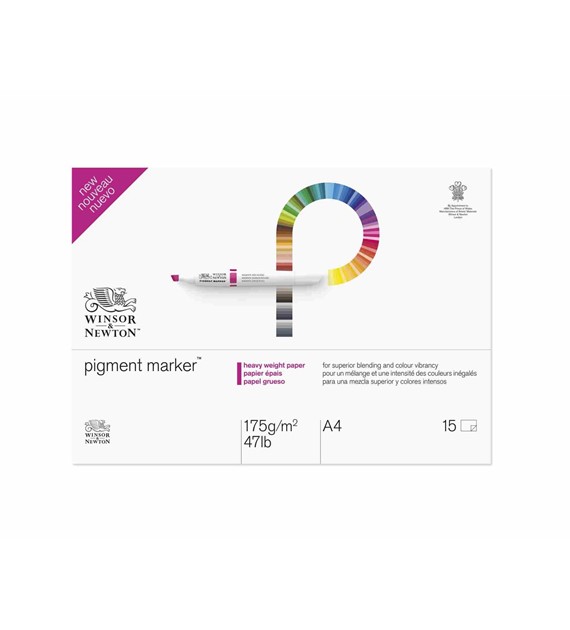 W&N PIGMENT MARKER PAD 175G A4 15P