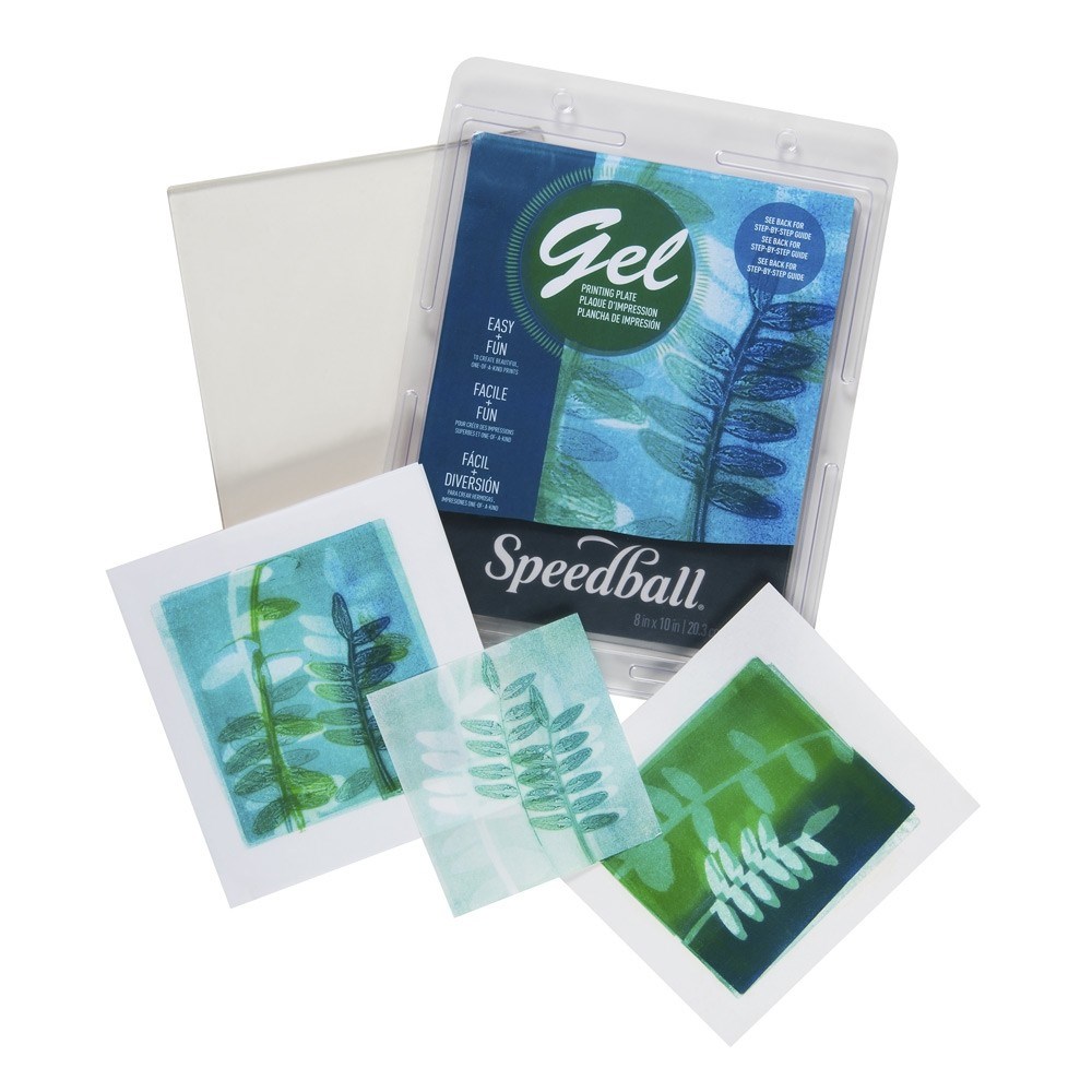płytka żelowa do monoprintingu / monotypii Gel Press - gel printing plate  prostokąt 7,62 x 12,7 cm (3 x 5) - Świat Pasji - sklep dla kreatywnych z  pasją