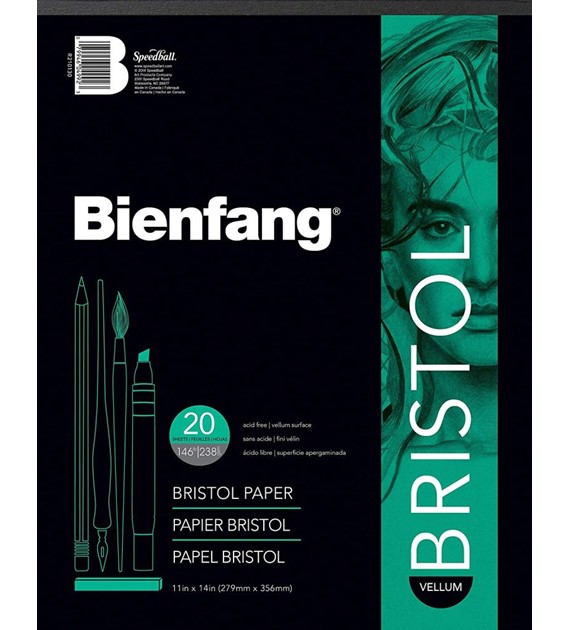 Bienfang 527 Bristol Paper Pad Velum 28x35,6cm 20