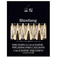 SB Bienfang #207 Calligraphy Parchm.Gold A4 50 74g