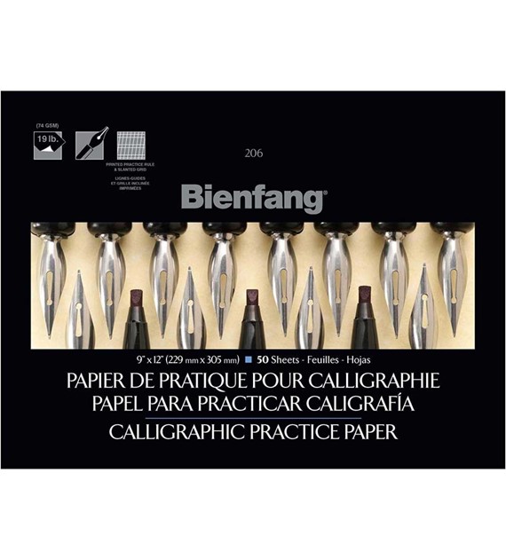 SB Bienfang #206 Calligraphy Practice Paper Pad
