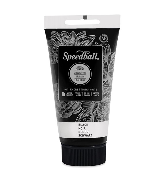 SB Water Soluble Block Ink Black 75ml -farba graf.