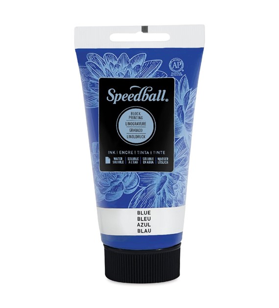 SB Water Soluble Block Ink Blue 75ml -farba graf.