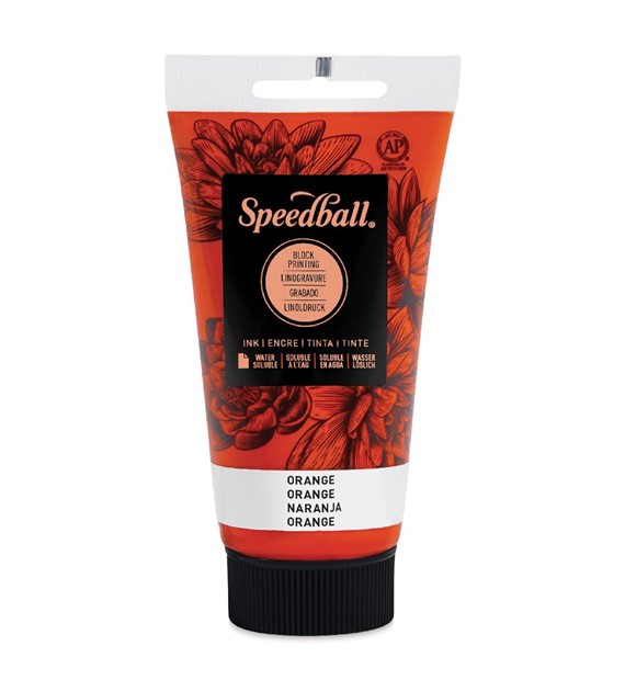 SB Water Soluble Block Ink Orange 75ml -farba graf