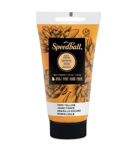 SB Water Soluble Block Ink Drk Yell. 75ml -farba g