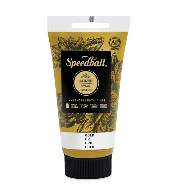 SB Water-Soluble Block Ink Gold 75ml -farba graf.