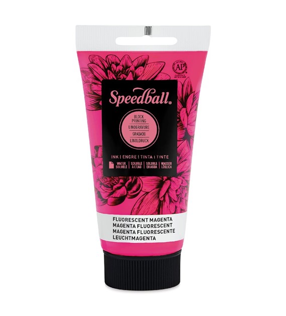 SB Water-Soluble Block Ink Fluo Magenta 75ml