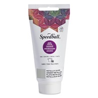 SB Fabric Block Printing Ink Metallic silver 75ml