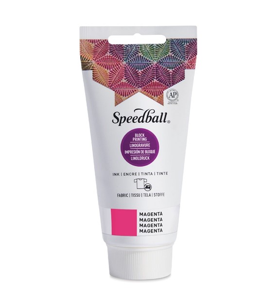 SB Fabric Block Printing Ink Magenta 75ml - farba