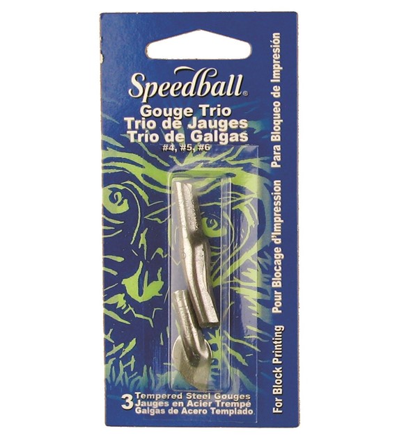 SB Trio Gouge Set 3szt (no4,5,6) - 3 rylce lino