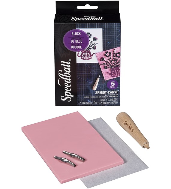SB Speedy Carve Basic Kit - komplet do linorytu