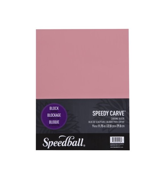 SB SpeedyCarve™ Block Pink 22,8X29,8 lino miękkie