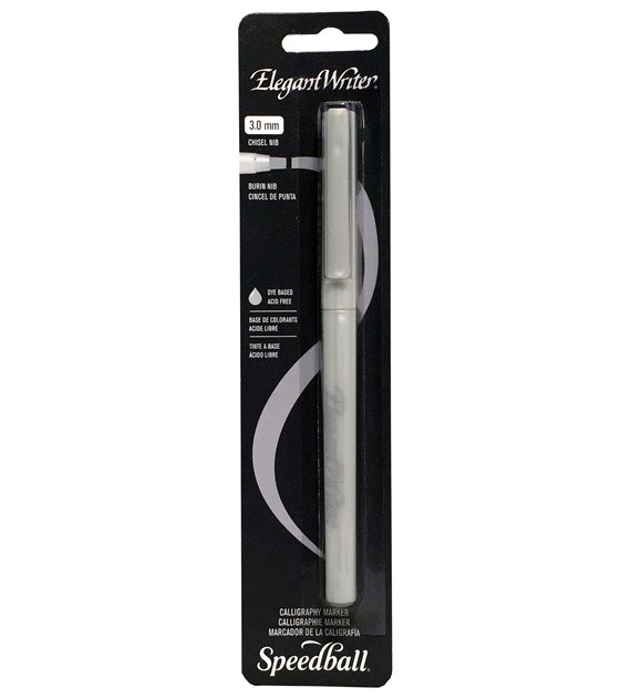 SB Pisak Elegant Writer Broad 3,0mm Silver-blister