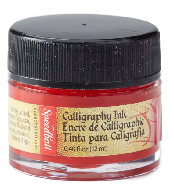 SB Super Pigm. Acrylic Ink Scarlet Red 12ml