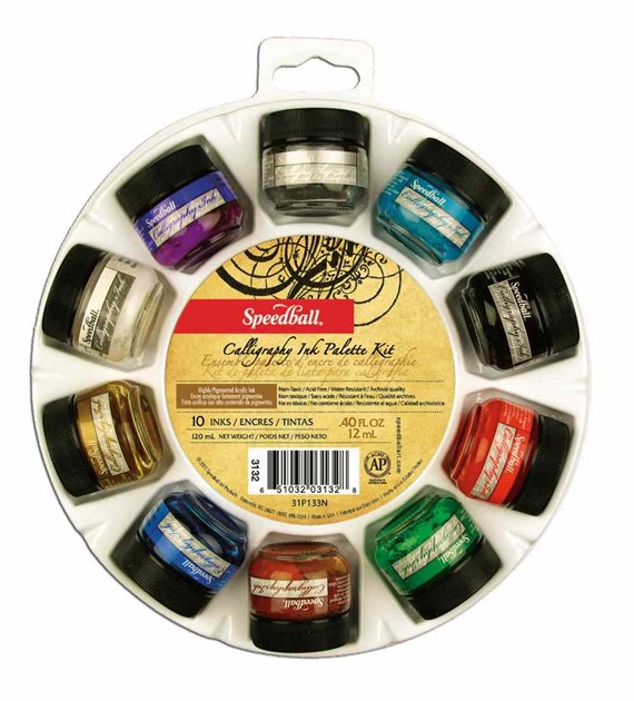 SB Calligraphy Pigmented Acrylic Ink Set 10x12ml