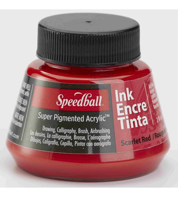 SB Super Pigm. Acrylic Ink Scarlet Red 59ml