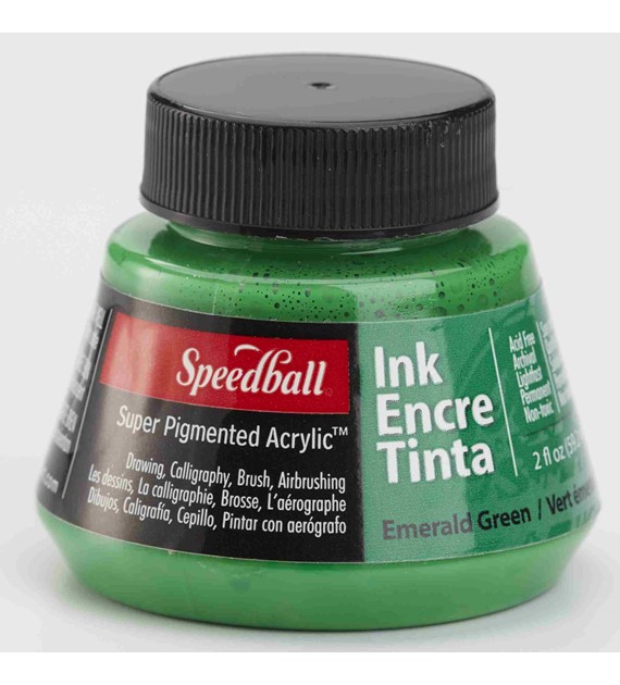 SB Super Pigm. Acrylic Ink Emer. Green 59ml