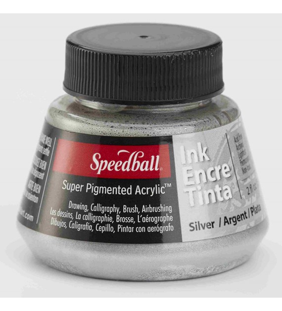 SB Super Pigmented Acrylic Ink Silver 59ml