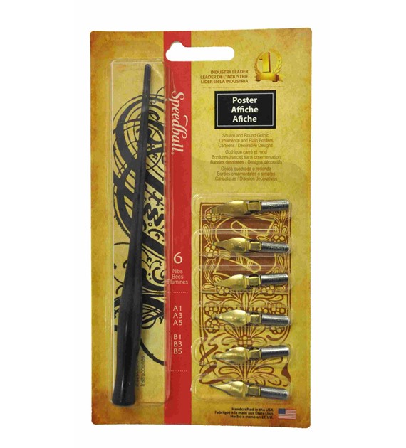 SB Pióro do kaligrafii - zestaw Poster