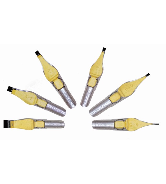 SB Zestaw stalówek kaligraficznych A Square 6 szt