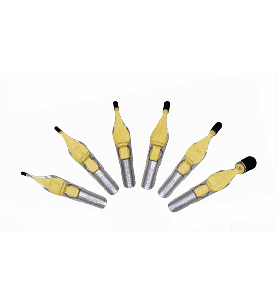 SB Zestaw stalówek kaligraficznych B Round 6 szt