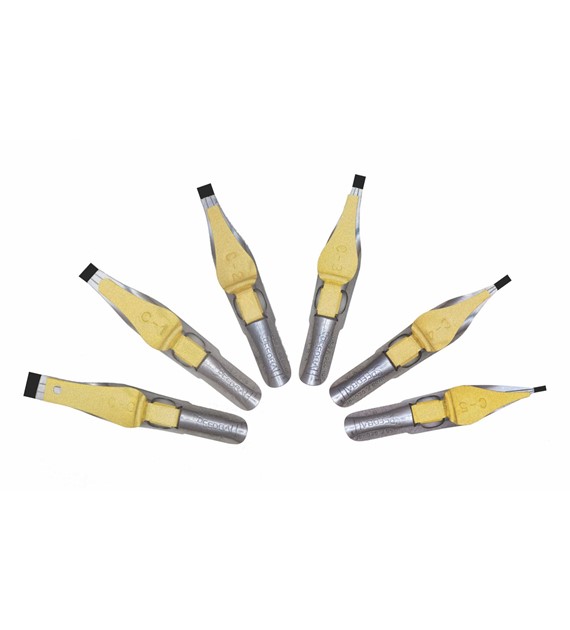 SB Zestaw stalówek kaligraficznych C Flat 6 szt